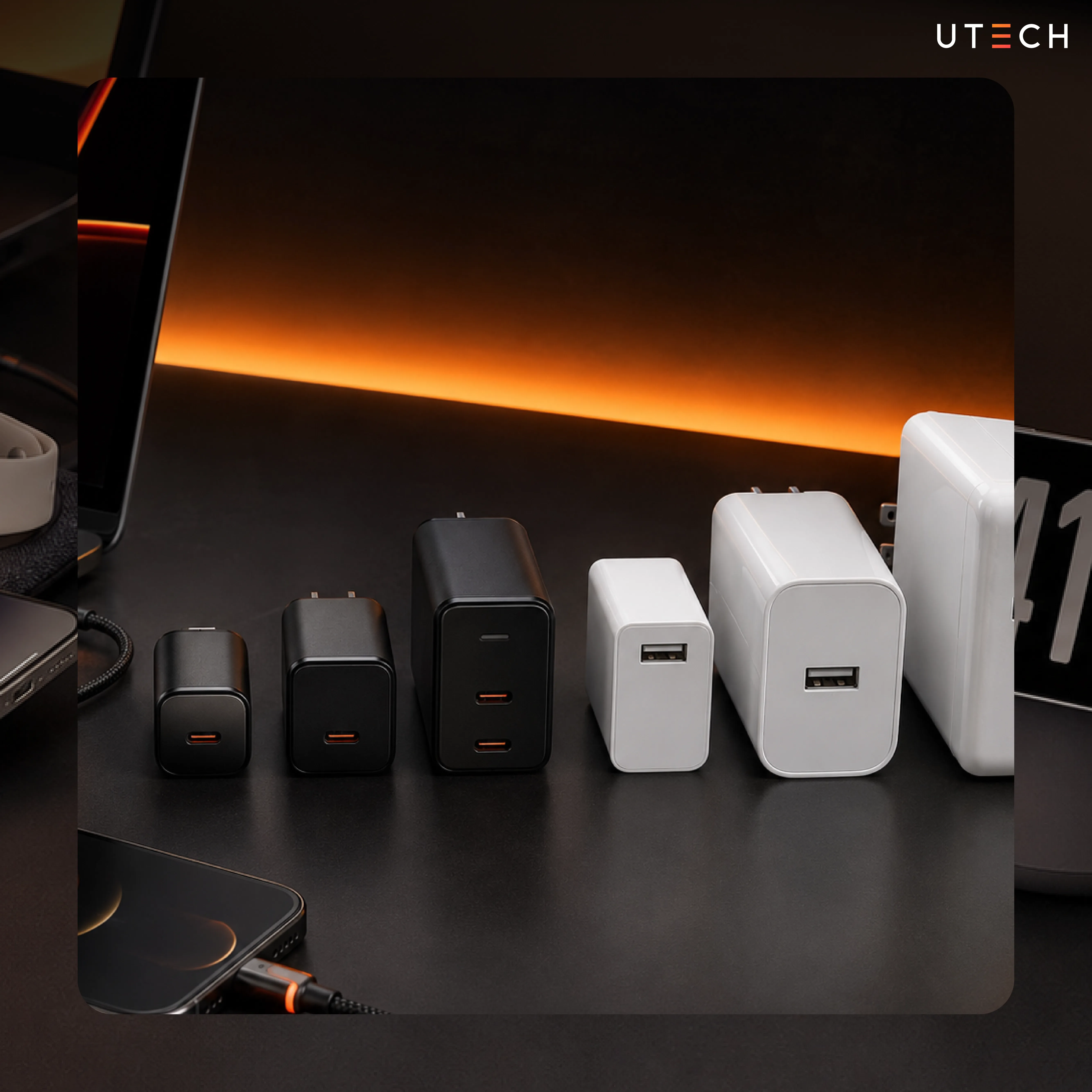 เปรียบเทียบหัวชาร์จเร็ว GaN Type-C หลายขนาด รองรับการชาร์จอุปกรณ์ตั้งแต่มือถือถึงโน้ตบุ๊ก