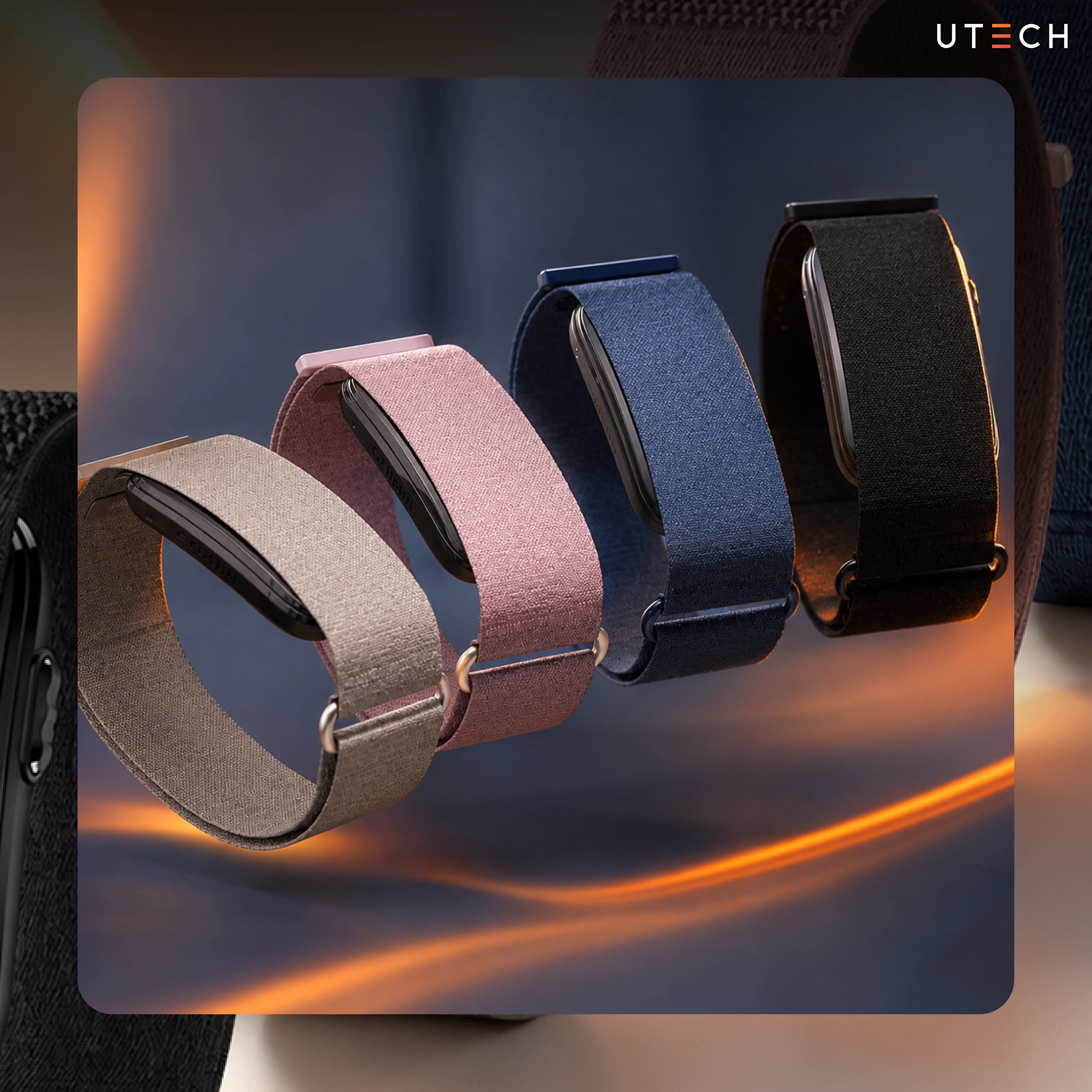 Garmin Cirqa หลายสี พร้อมดีไซน์สายรัดสำหรับติดตามสุขภาพ การนอนหลับ และการออกกำลังกาย