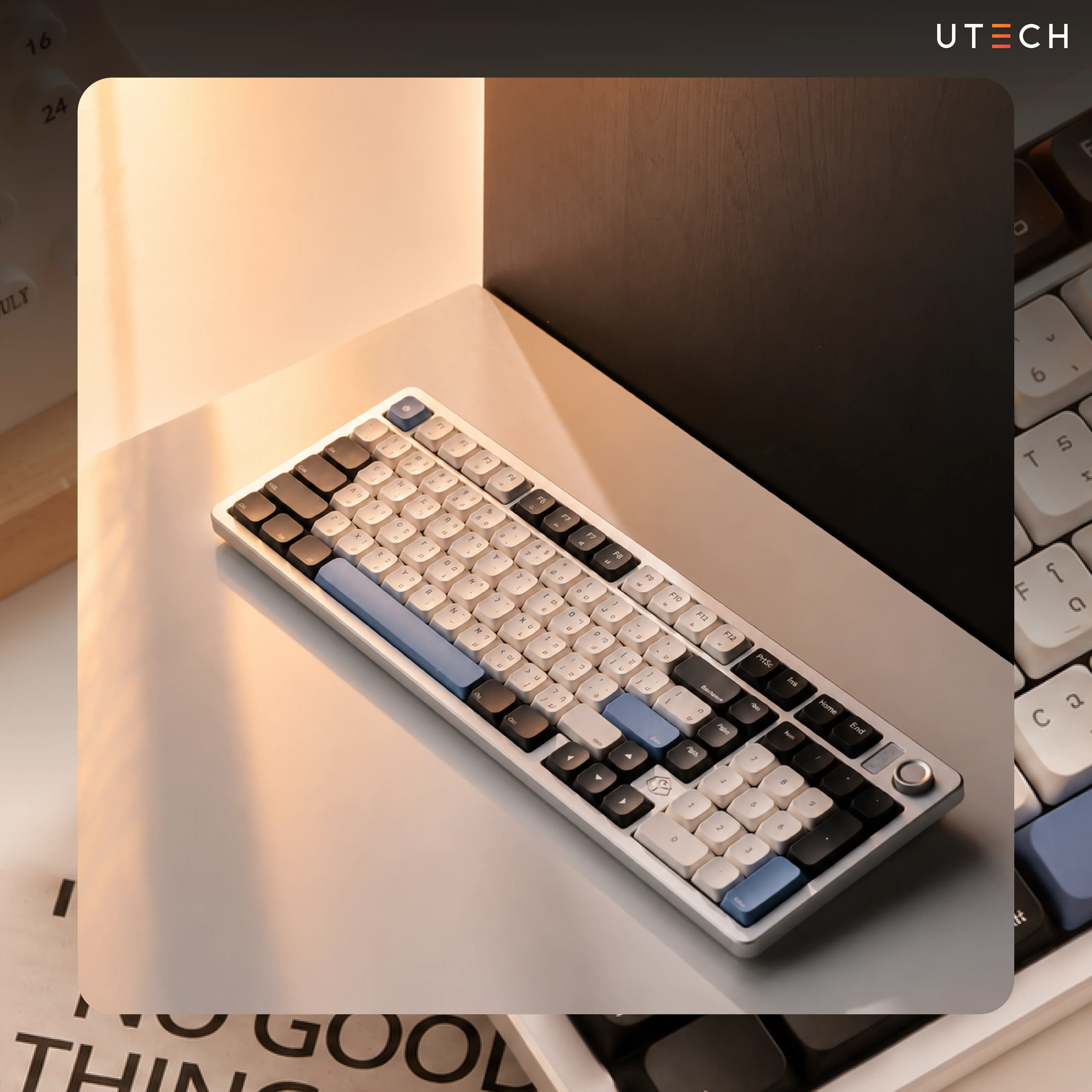 Gconic A98 Pro คีย์บอร์ดแมคคานิคอล Low Profile ขนาด 98% ดีไซน์มินิมอล เหมาะสำหรับการทำงานและใช้งานบนโต๊ะคอม