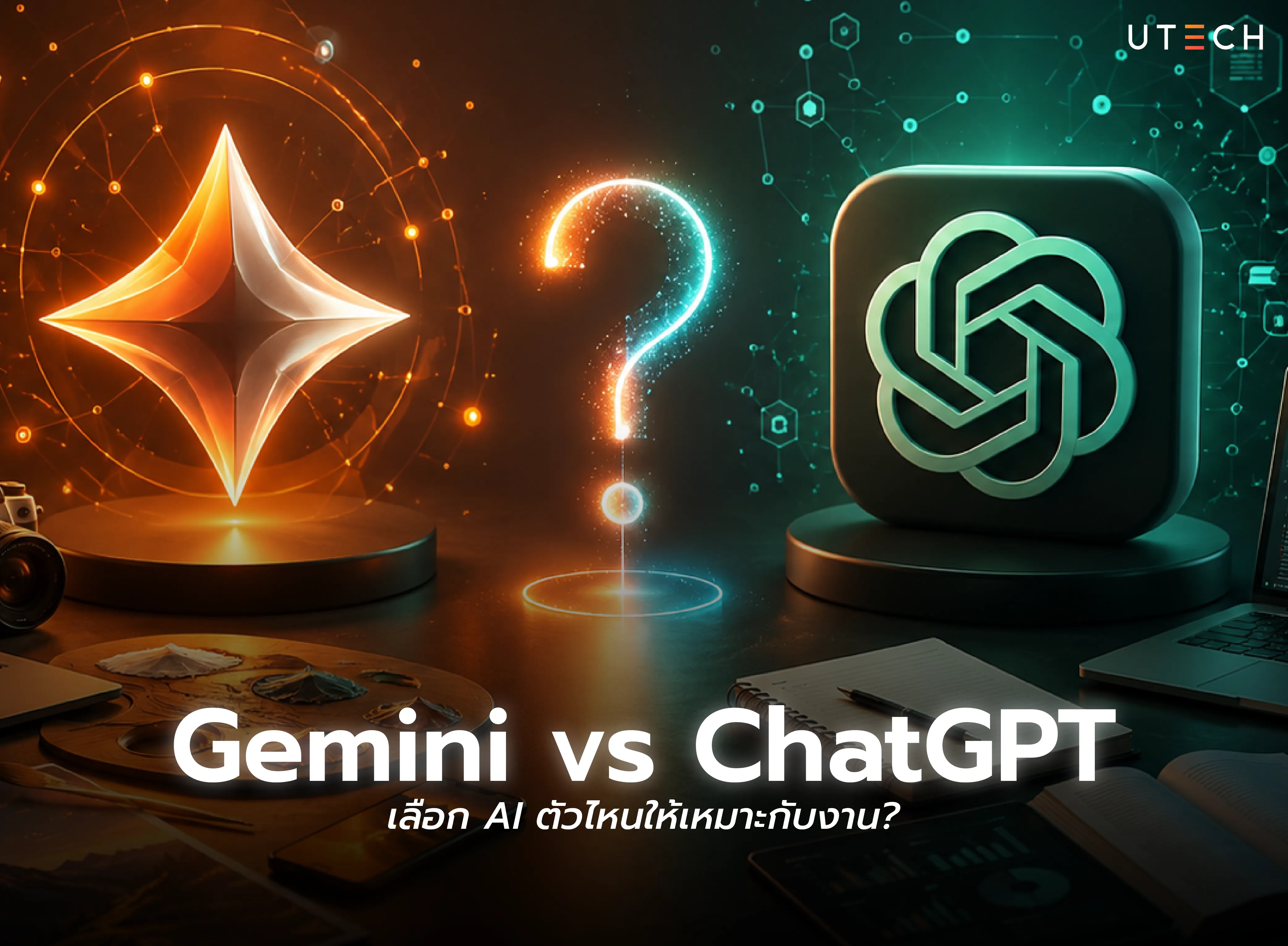 Gemini vs ChatGPT เปรียบเทียบ AI เลือกตัวไหนให้เหมาะกับการใช้งาน