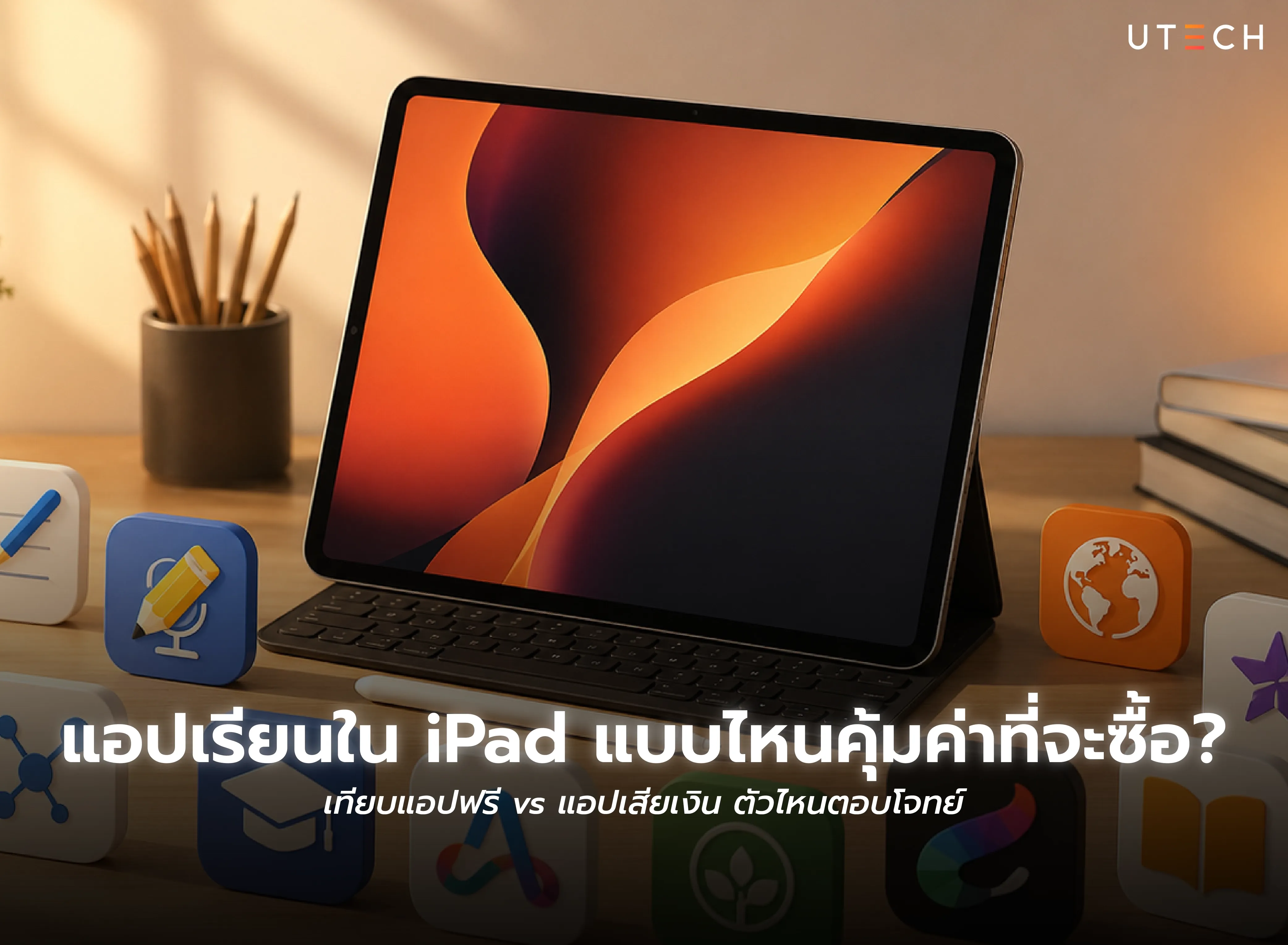 แอปเรียนใน iPad แบบไหนคุ้มค่า เปรียบเทียบแอปฟรีและแอปเสียเงินสำหรับการเรียน