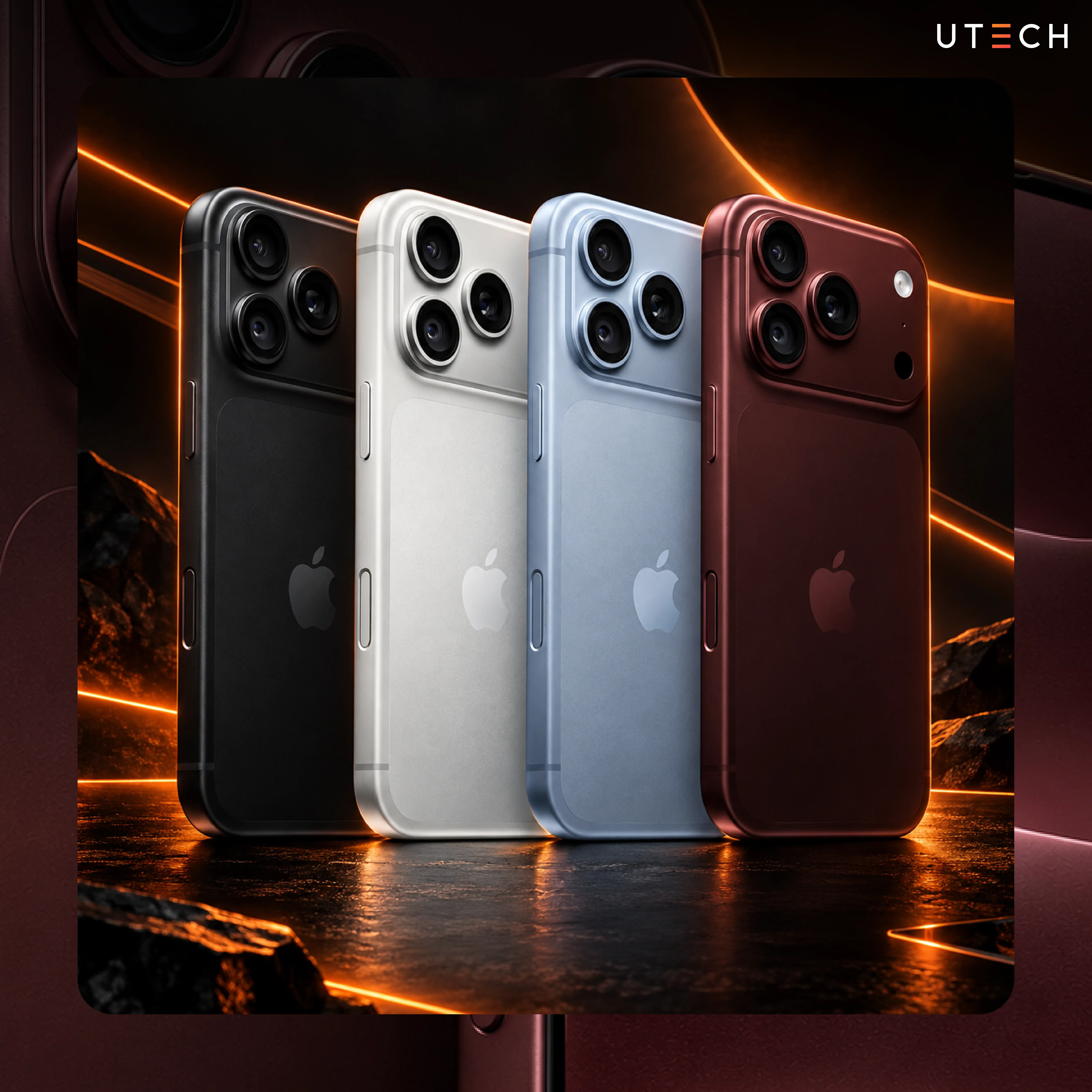 iPhone 18 Pro Max พร้อมตัวเลือกสีและดีไซน์ตัวเครื่องรุ่นใหม่