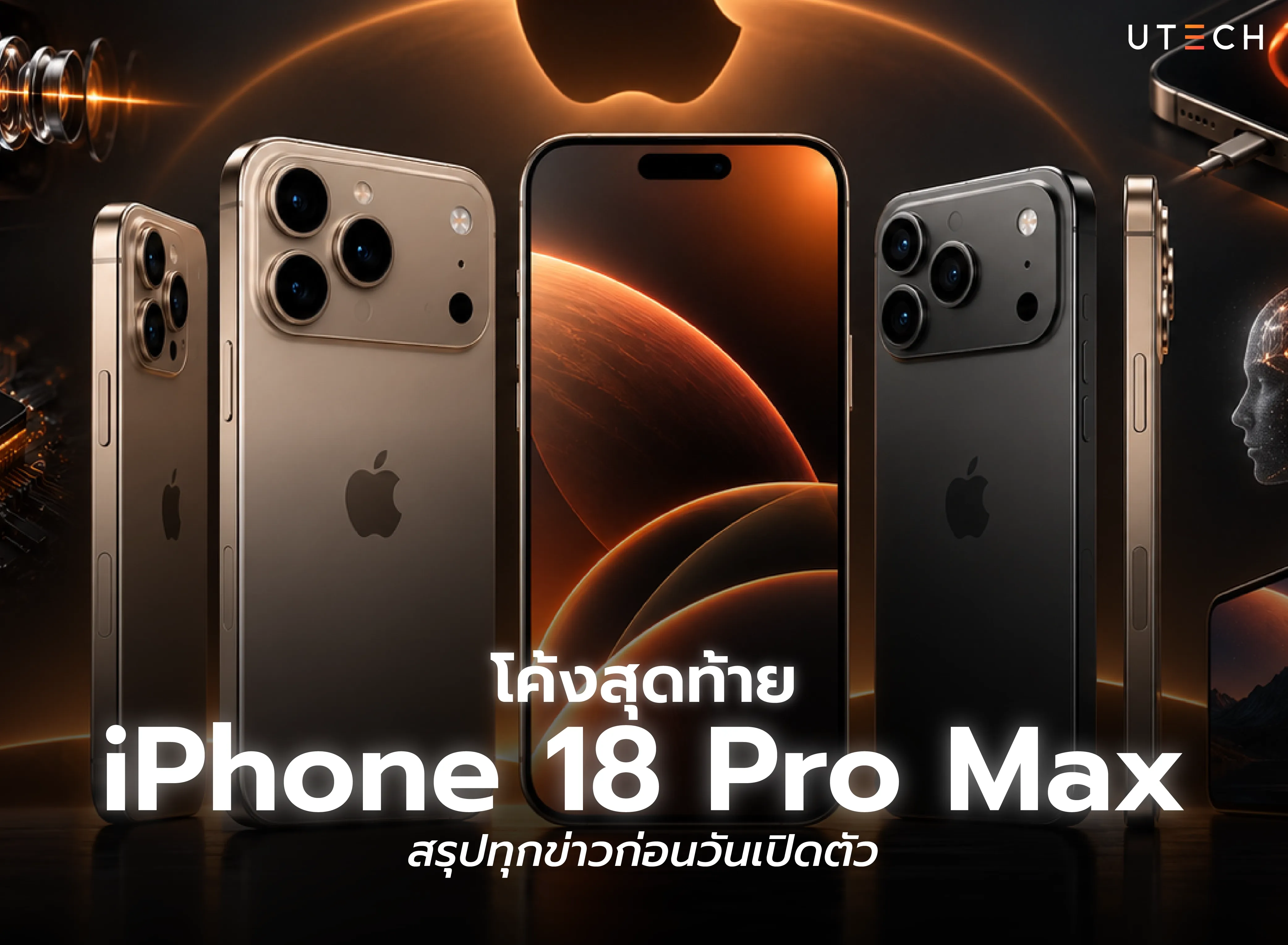 iPhone 18 Pro Max สรุปข่าวล่าสุดและข้อมูลสำคัญก่อนวันเปิดตัว