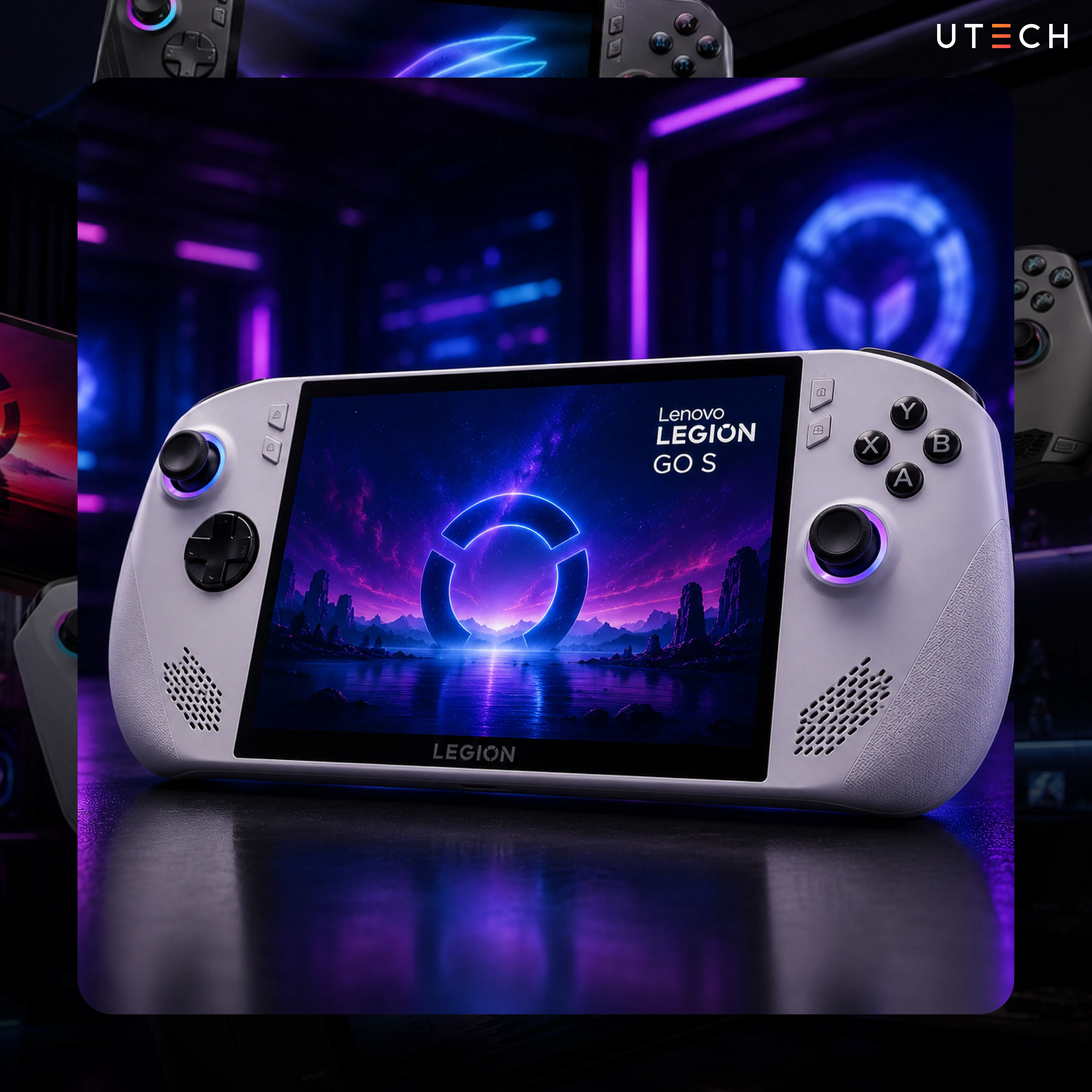 Lenovo Legion Go S White Edition เครื่องเกมพกพา PC Gaming Handheld ดีไซน์สีขาว หน้าจอขนาดใหญ่ และจอยควบคุมในตัว