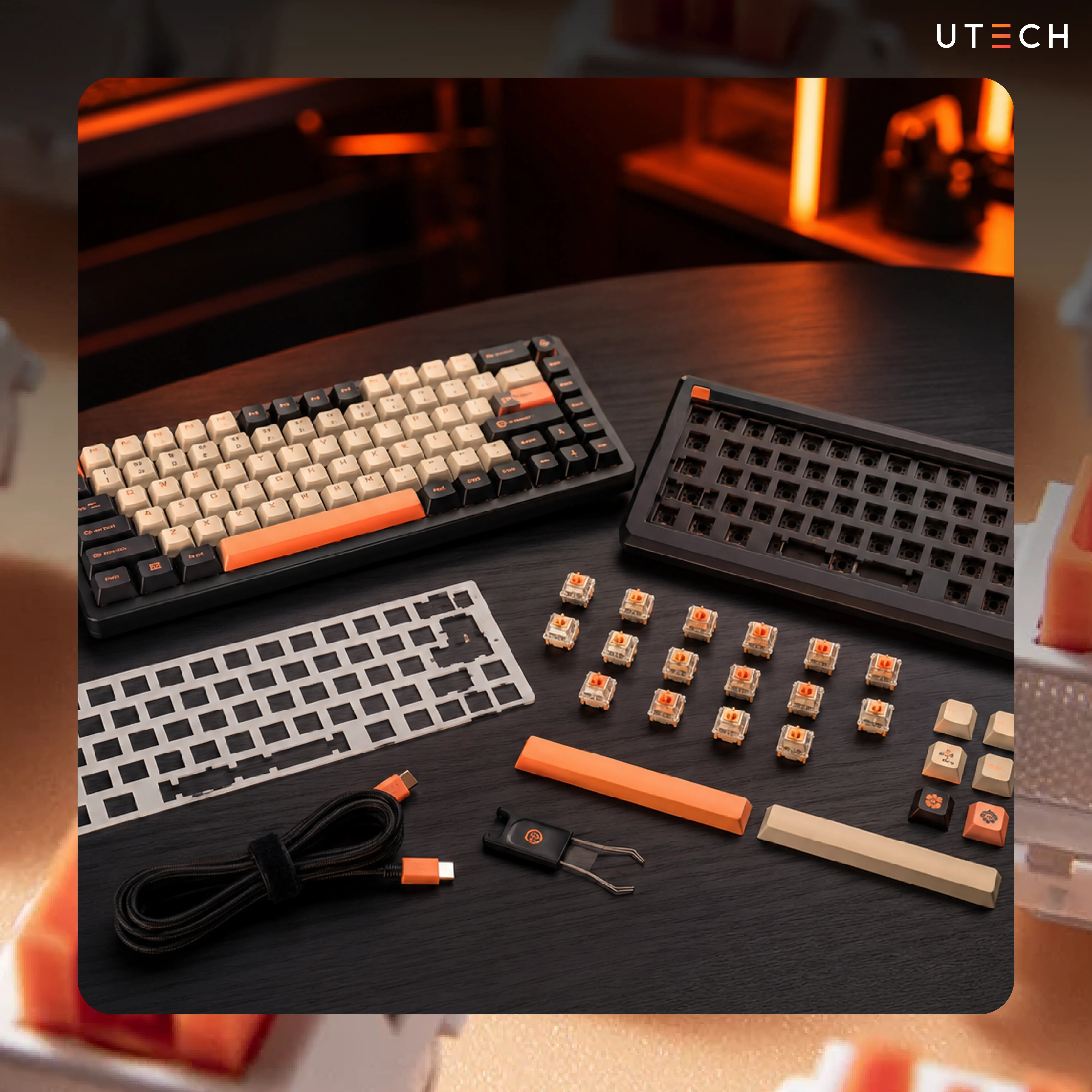 LOGA CHATHAI Mechanical Switches พร้อมอุปกรณ์สำหรับประกอบและ Custom Mechanical Keyboard