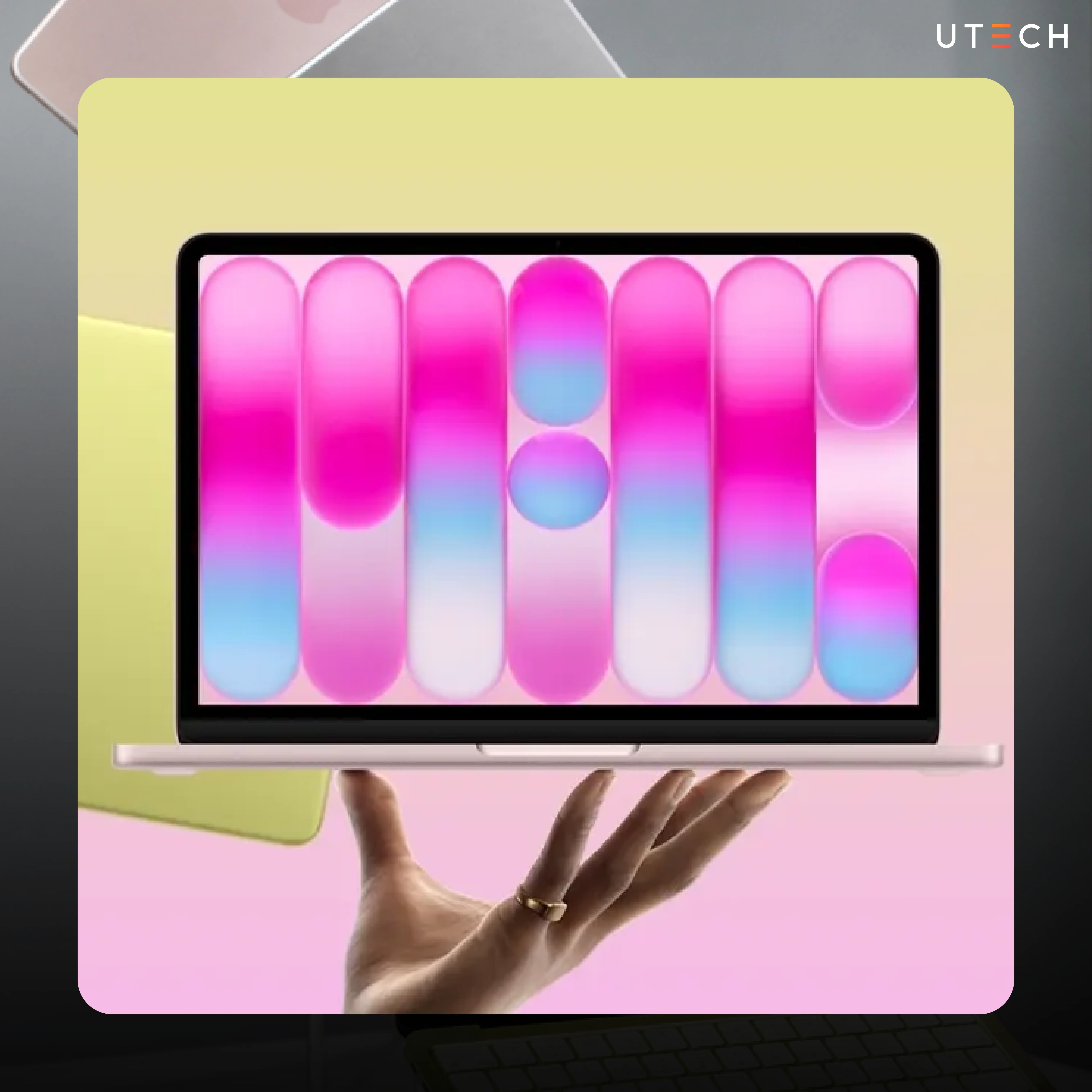 MacBook Neo ดีไซน์บางเบา พร้อมหน้าจอสีสันสดใสและตัวเครื่องหลากหลายสี
