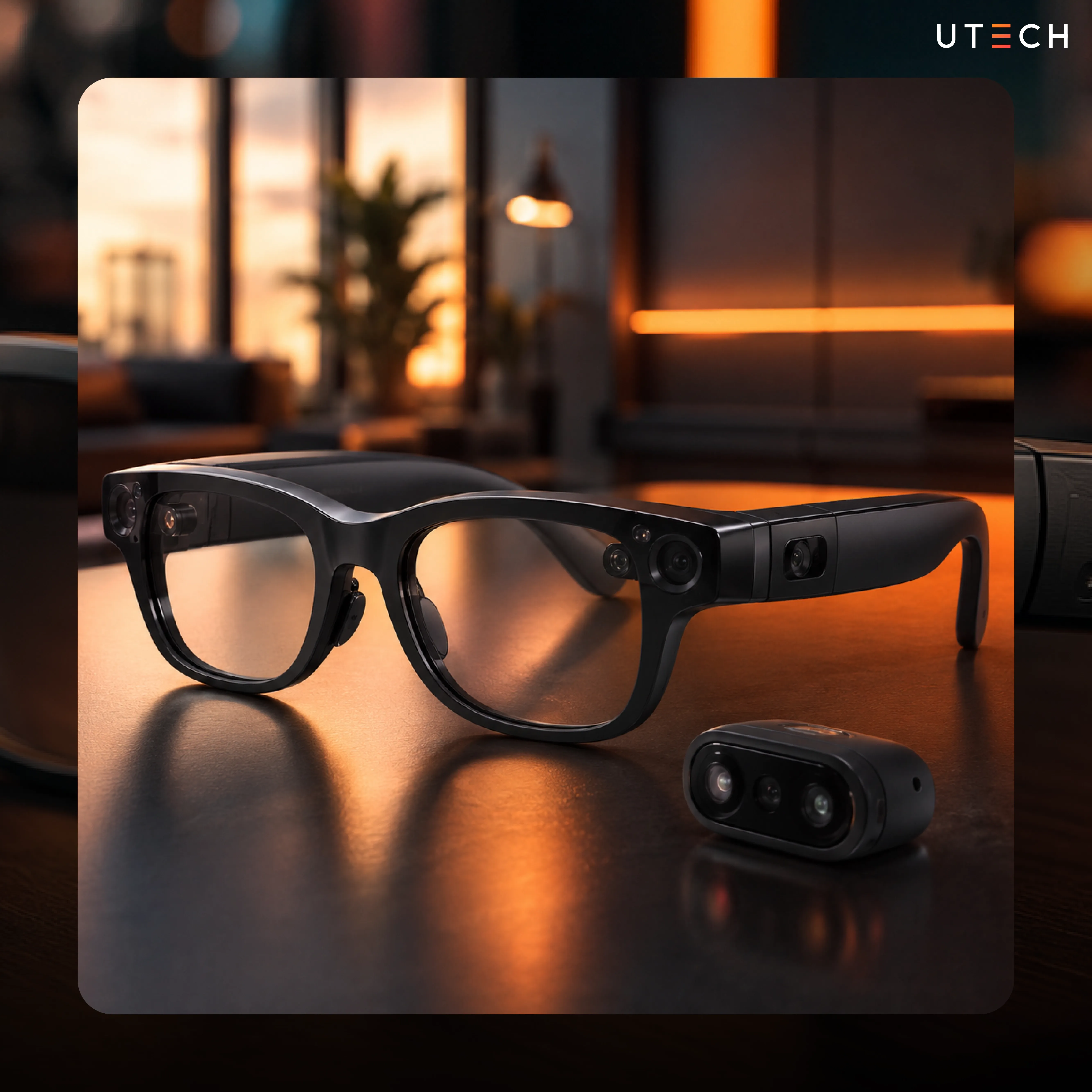 Meta Smart Glasses แว่นอัจฉริยะติดกล้องและเซนเซอร์สำหรับรับรู้สภาพแวดล้อมรอบตัว