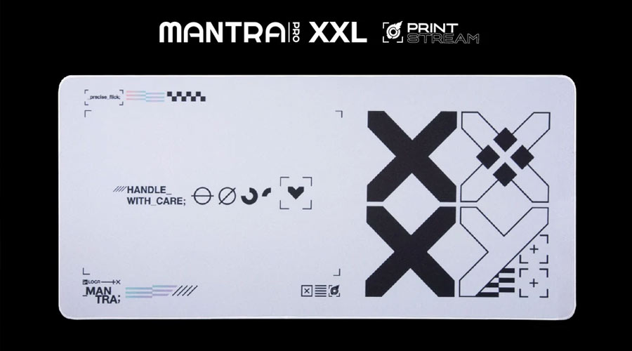 แผ่นรองเมาส์ Loga Mantra Pro XXL : Printstream Edition Mousepad รีวิว