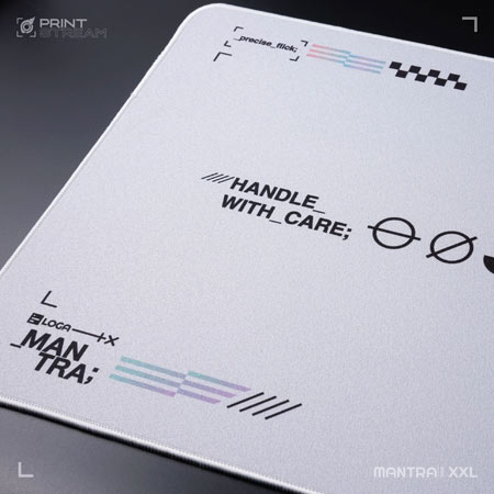 แผ่นรองเมาส์ Loga Mantra Pro XXL : Printstream Edition Mousepad ซื้อ