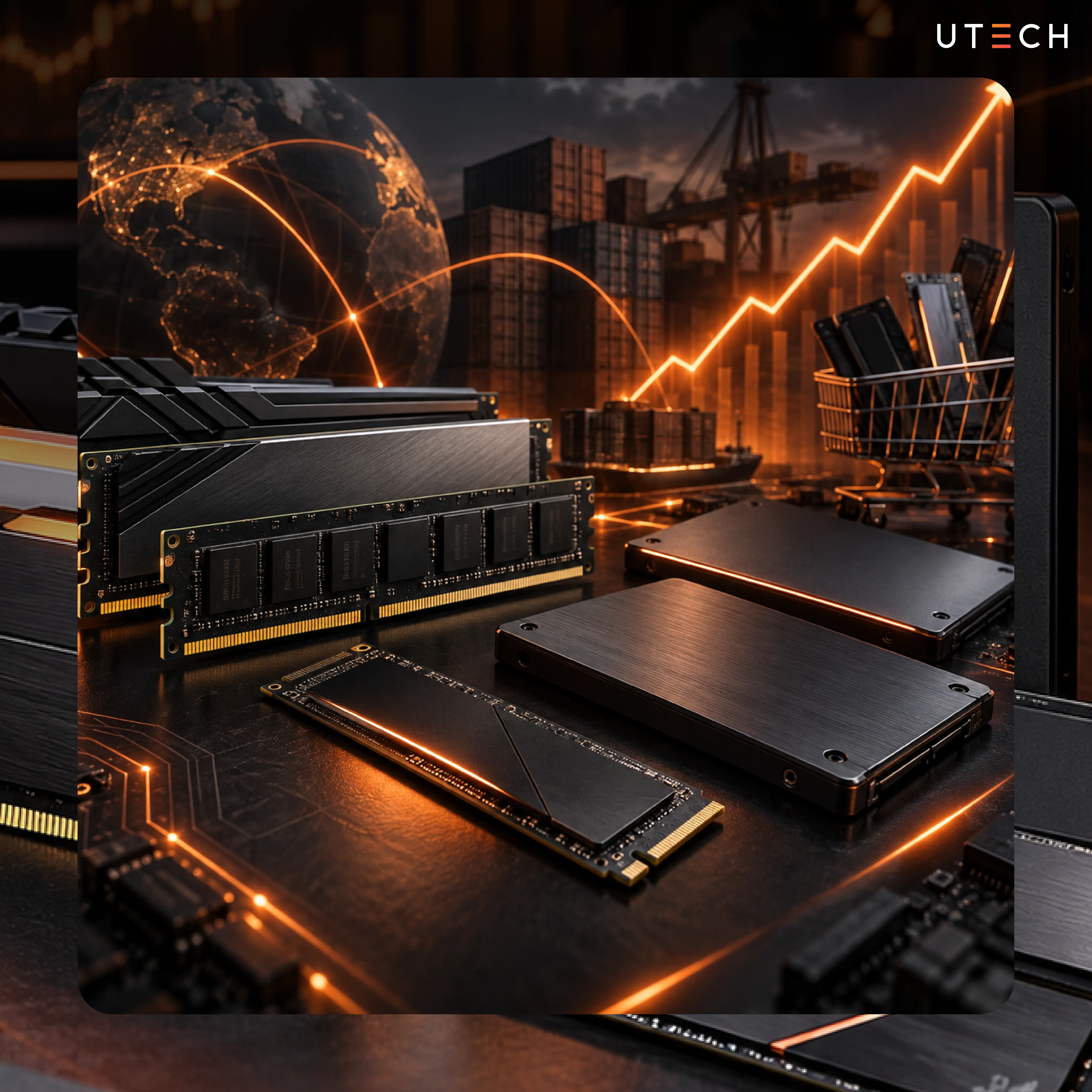 แนวโน้มราคา RAM และ SSD ปรับตัวสูงขึ้นจากตลาดและความต้องการชิ้นส่วนคอมพิวเตอร์