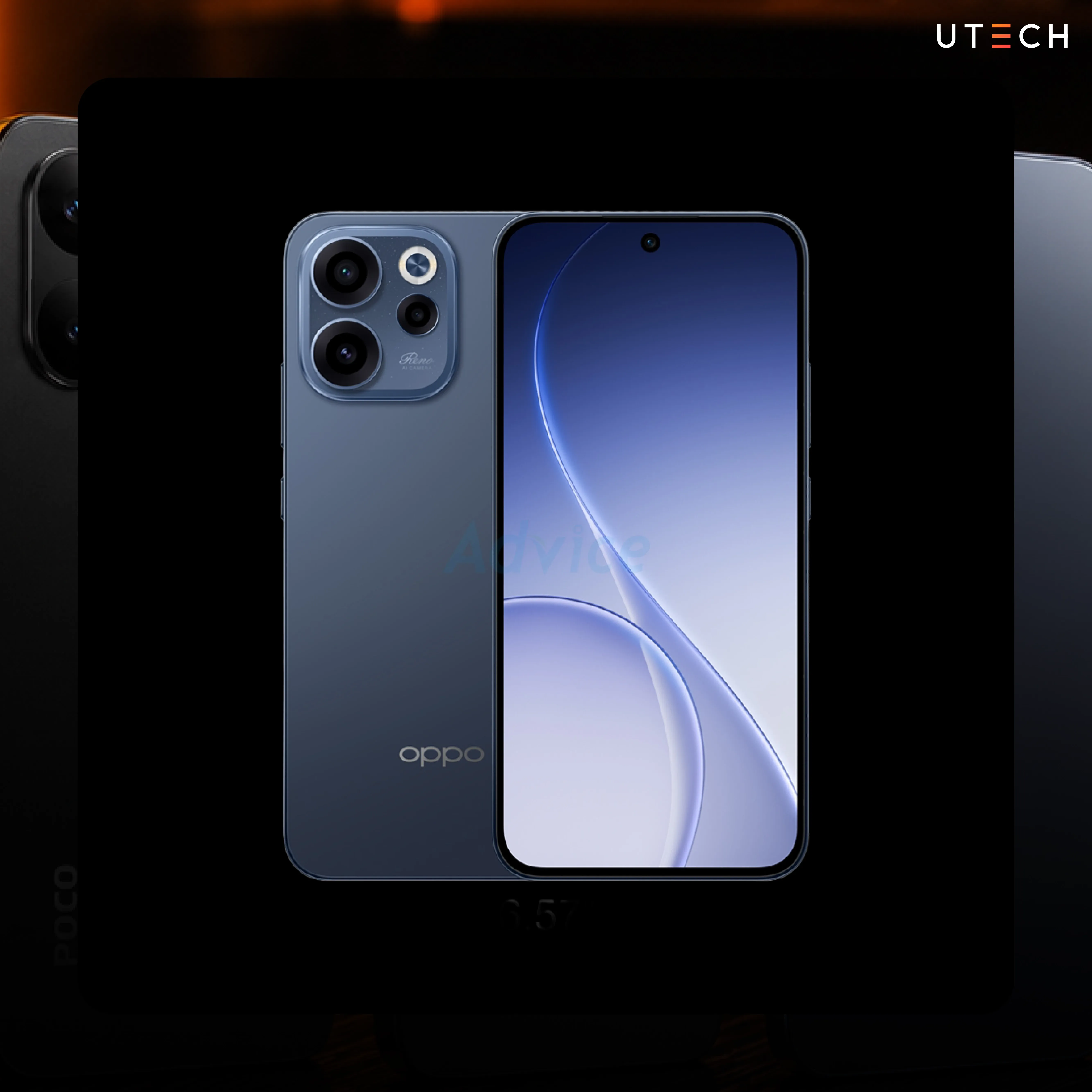 OPPO Reno14 สมาร์ตโฟนงบ 15,000 บาท ดีไซน์บางเบา พร้อมกล้อง AI และหน้าจอ AMOLED