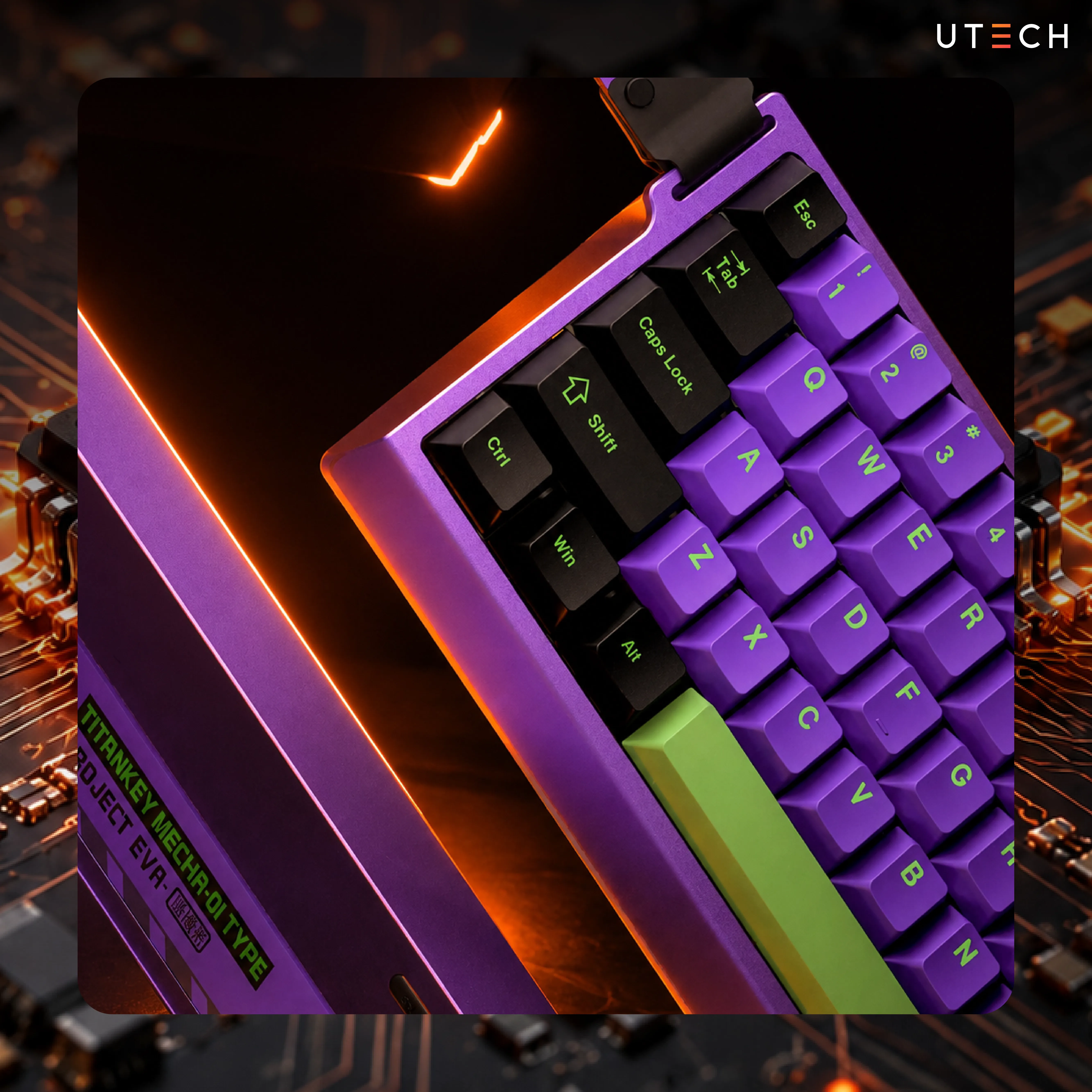 TMR Keyboard สำหรับเล่นเกม คีย์บอร์ดเกมมิ่งดีไซน์ Compact พร้อมปุ่ม Mechanical
