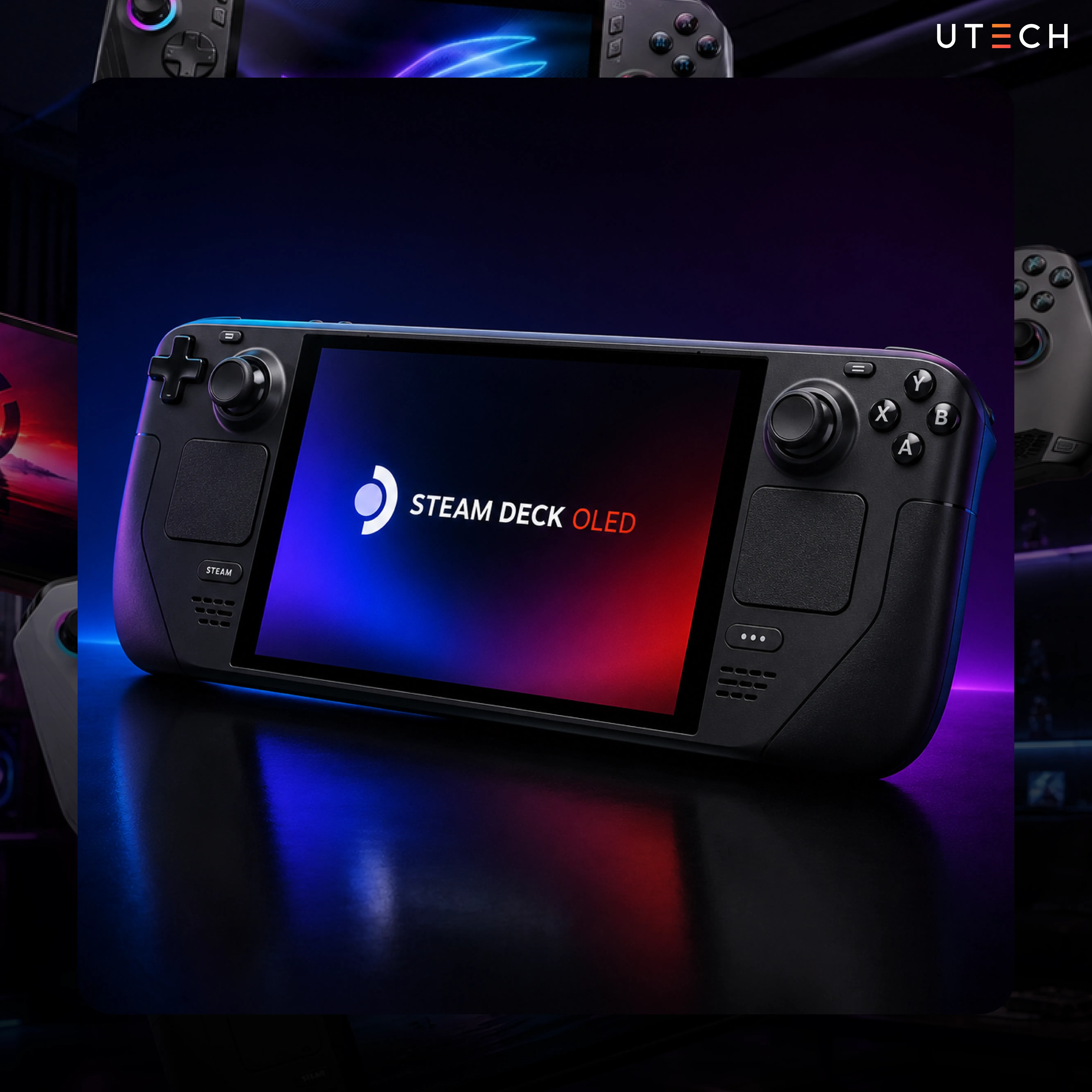 Valve Steam Deck OLED เครื่องเกมพกพา PC Gaming Handheld พร้อมหน้าจอ OLED สีสันสดใส รองรับคลังเกม Steam