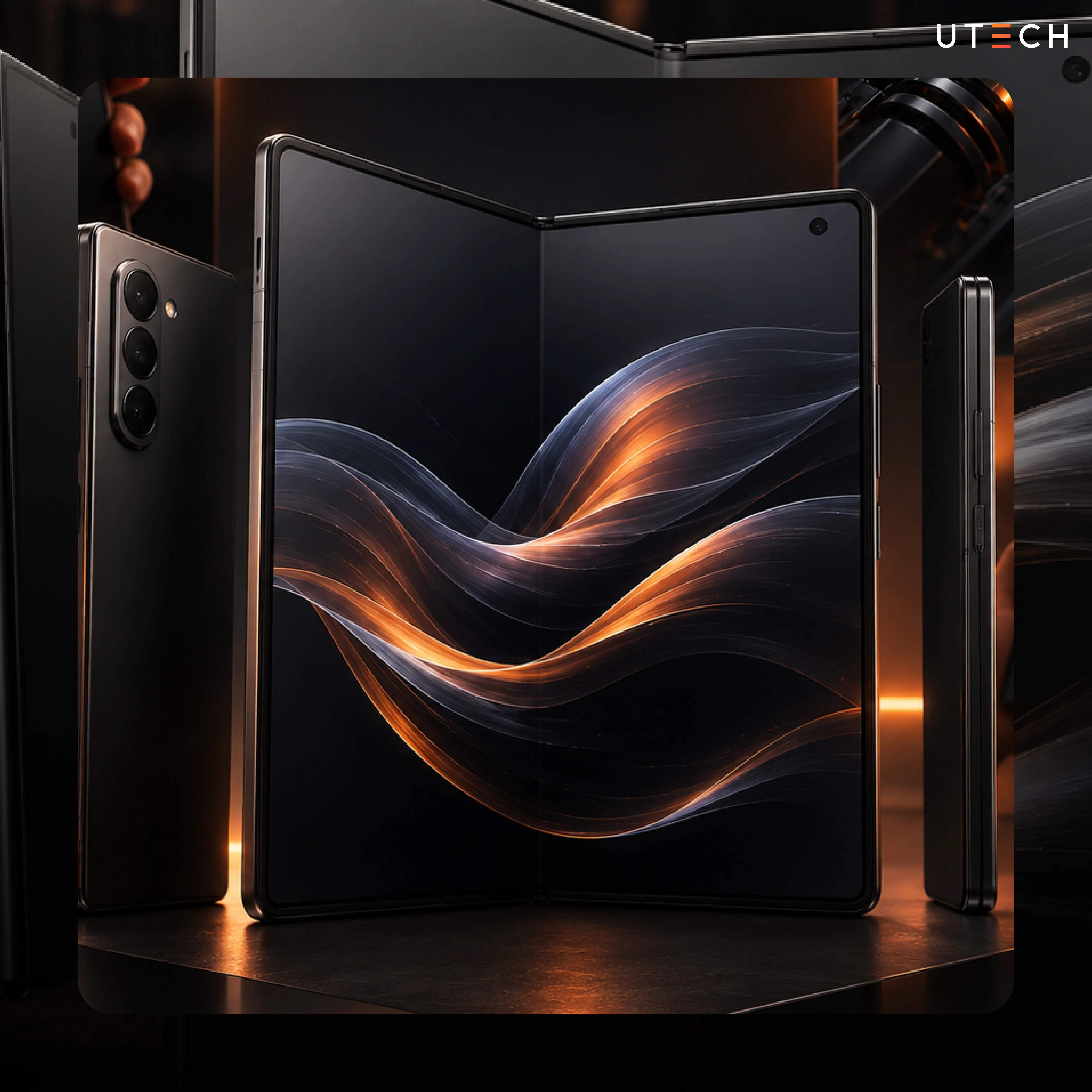 Samsung Z Fold 8 แสดงการใช้งานหน้าจอพับสำหรับทำงาน วาดภาพ เล่นเกม และมัลติทาสก์บนจอใหญ่