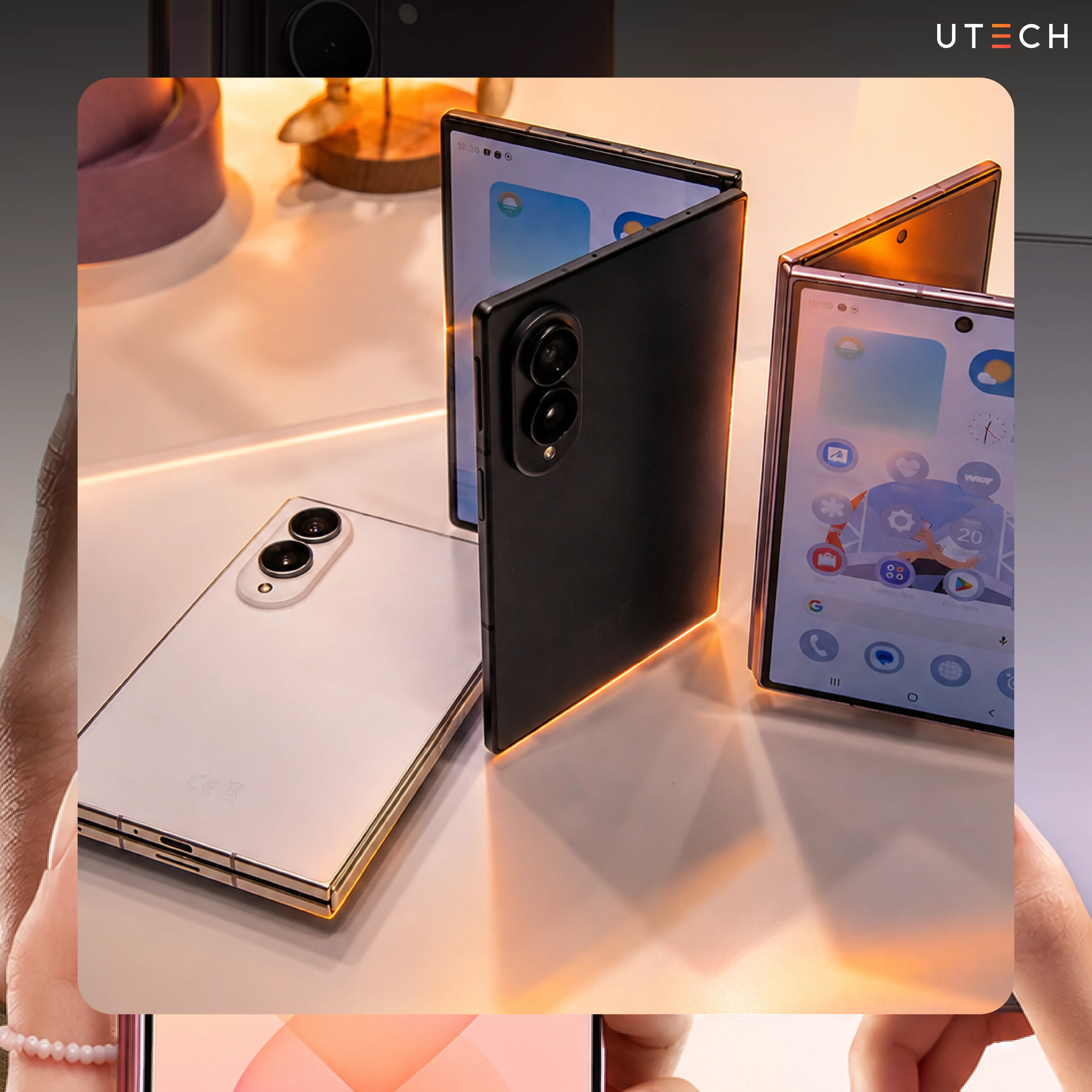 เปรียบเทียบดีไซน์หน้าจอพับและการใช้งานของ Z Fold 8 Ultra กับ Z Fold 8