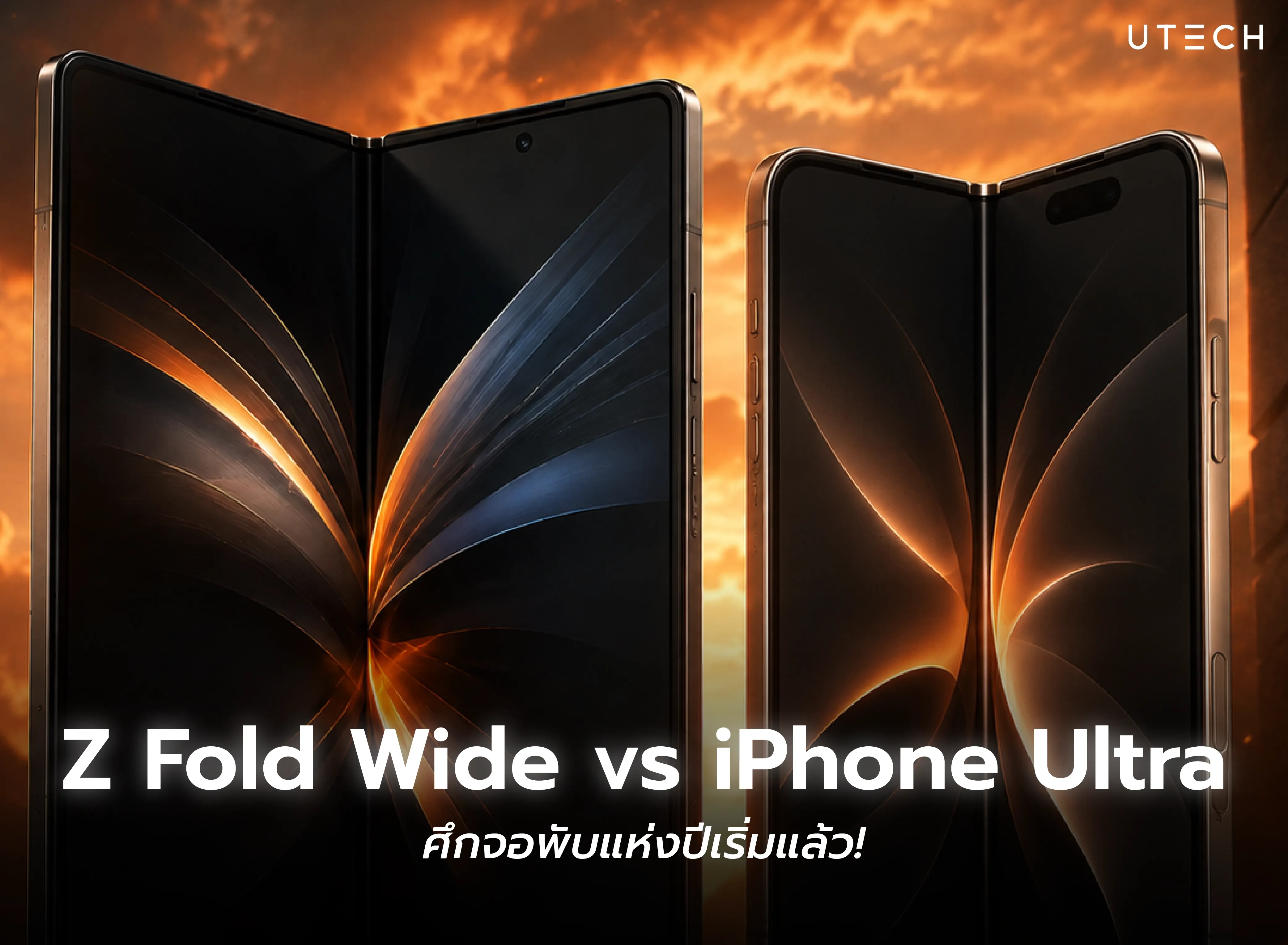 เปรียบเทียบ Samsung Z Fold Wide กับ iPhone Ultra สมาร์ตโฟนจอพับรุ่นใหม่ พร้อมเจาะลึกดีไซน์ หน้าจอ ฟีเจอร์ AI และสเปกที่คาดว่าจะเปิดตัวในปี 2026